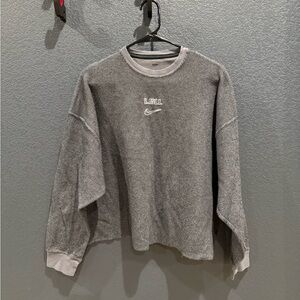 Nike Gray LSU Tigers Yoga Pullover Sweatshirt